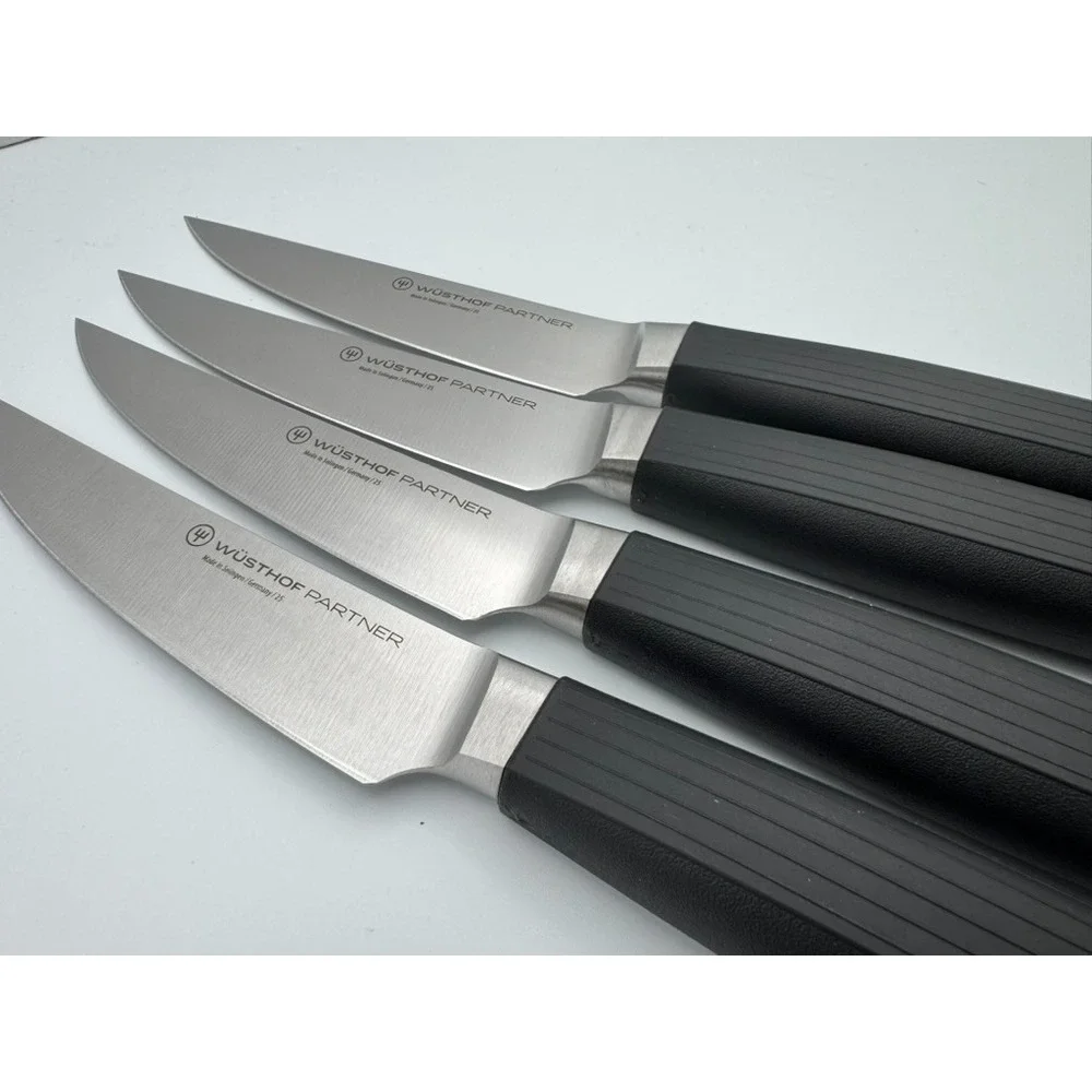 Wusthof Partner 4pc Steak Knife Set Straight Edge